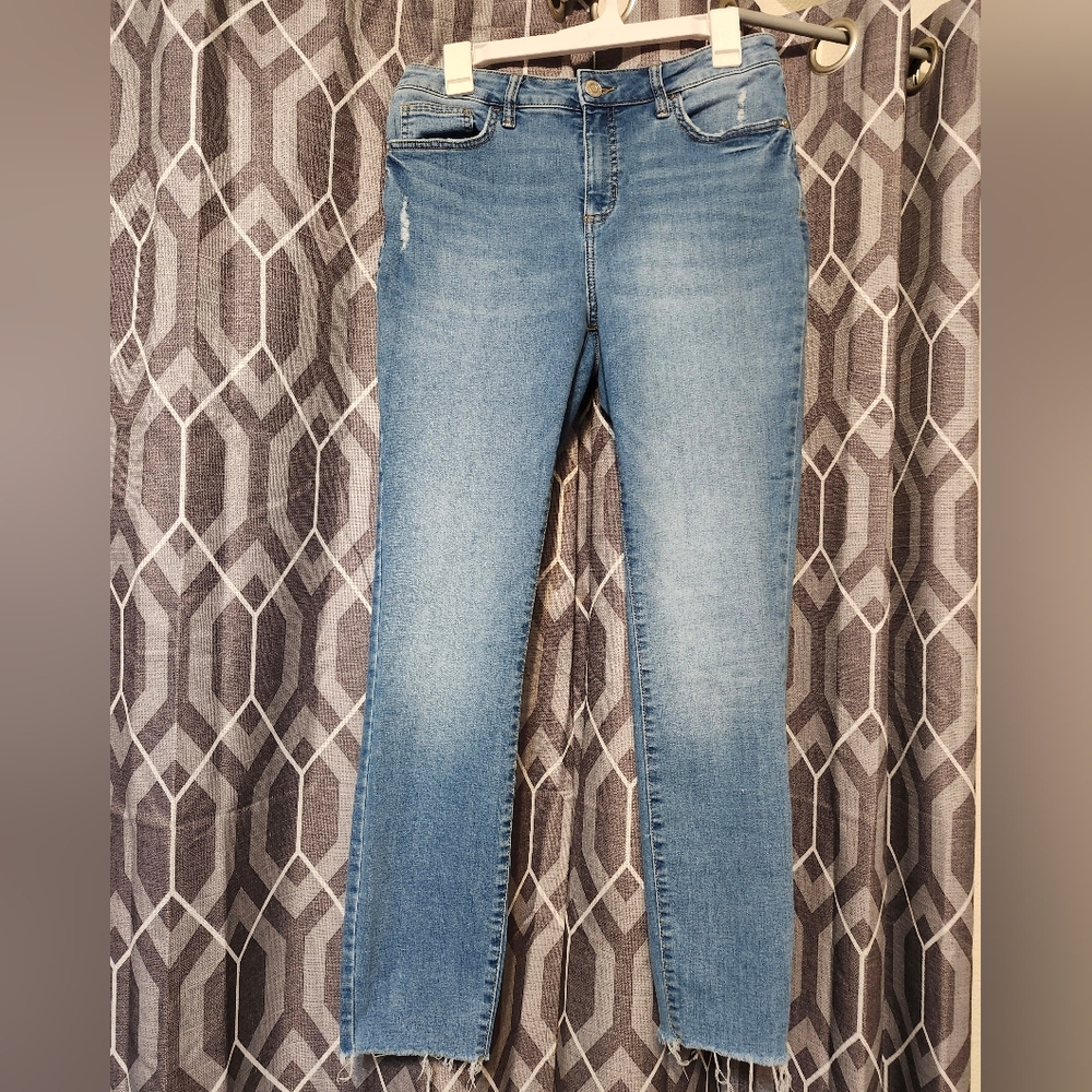 LC Lauren Conrad Light Blue Straight Leg Jeans
